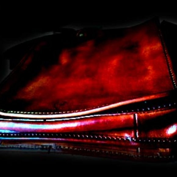 New Italian Leather Messenger Bag